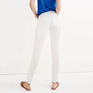 Madewell 9” High-Rise Skinny Pure White Jeans 33 Petite